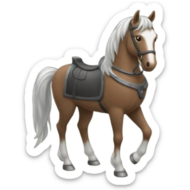 Cheval balade sticker