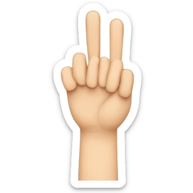 index fingers and thumbs making a rectangle sticker