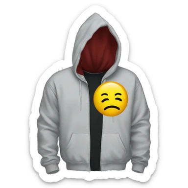 vetements hoodie  sticker