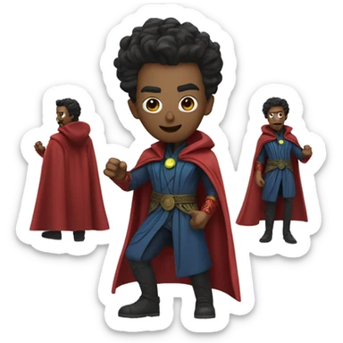 Doctor Strange using powers sticker