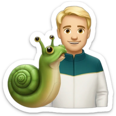 hugo l'escargot sticker