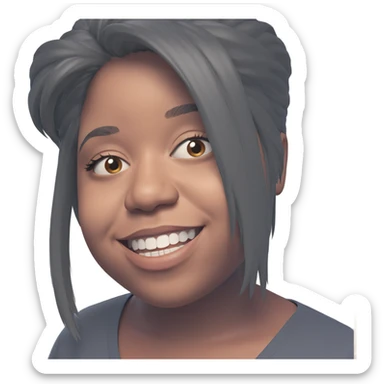 happy girl with boy meme sticker