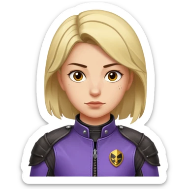 Violet Sorengil from the book The Fourth Wing, Traces of a Fighting Ashjad sticker