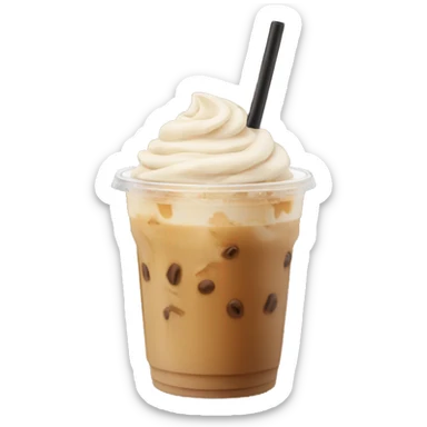 iced latte sticker