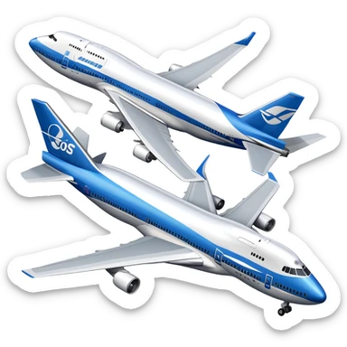 Boeing 747-400 sticker