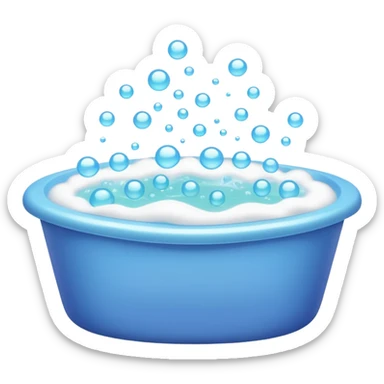 bubble bath sticker