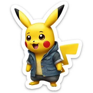 Pikachu sticker