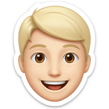 Super excited sticker