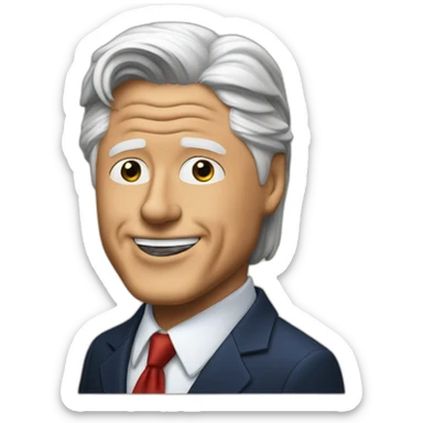 gay bill clinton sticker