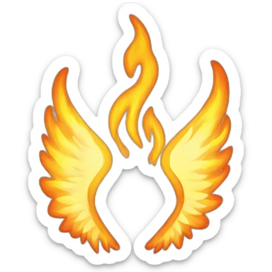 Holy Spirit and fire sticker