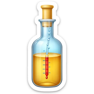 vial de vacuna sticker