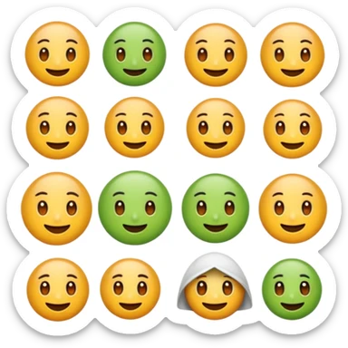 Yeşil fiyonk simli  sticker