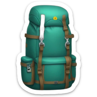 hiking bag sticker