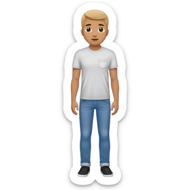 man-with-a-shopping-cart-full-body sticker