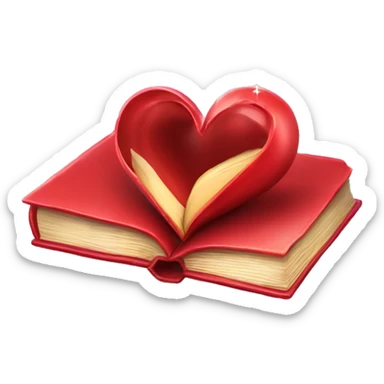 Red Book of Love and seduction with magic sticker