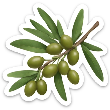 Olive branch sticker