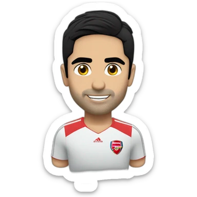 mikel arteta sticker