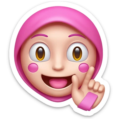 3D render of the 😳 emoji, WhatsApp style, glossy and vibrant, realistic lighting, soft gradient background, high-quality and expressive.

 sticker