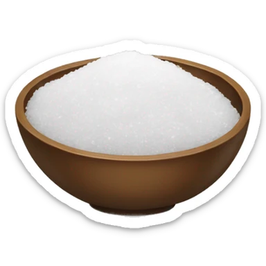 a bowl of salt sticker