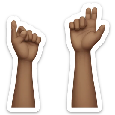 Wrist with one hand bent sticker