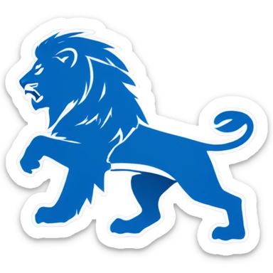 Detroit lions sticker