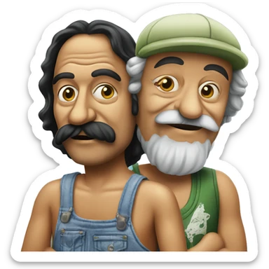 Cheech and chong sticker