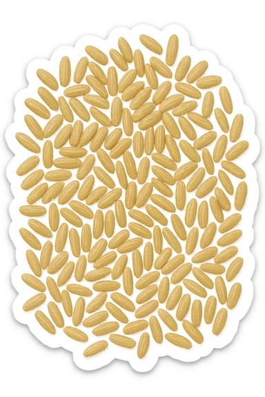 riso integrale visti dall'alto sticker