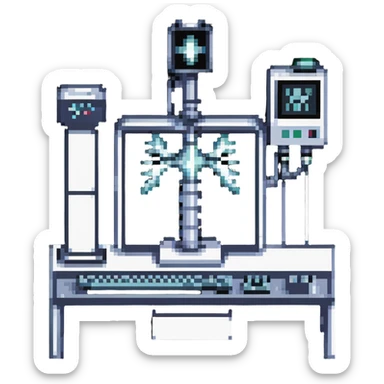 1980s X-ray equipment sticker