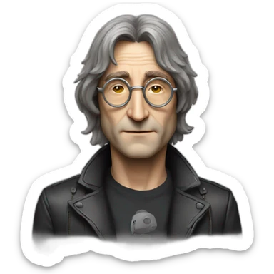 robot-john-lennon sticker