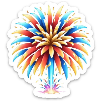 fireworks sticker