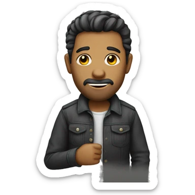 Hombre molesto sticker