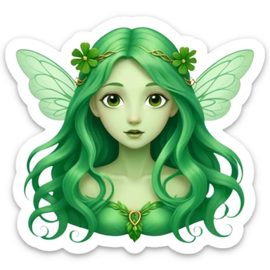 Irish fairy sticker