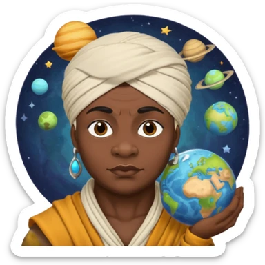 🪐👳🏾‍♂️👹  mezclados y hazme un emoji con esos tres sticker