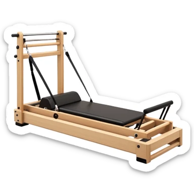 Pilates reformer machine sticker