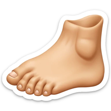 Microsoft Style 3d Foot sticker
