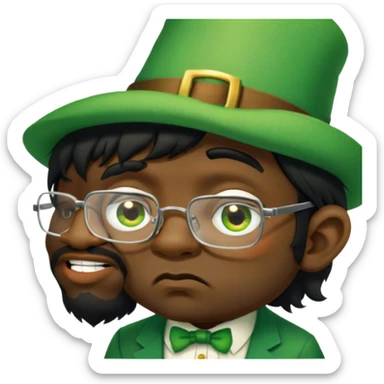 Sad Leprechaun sticker