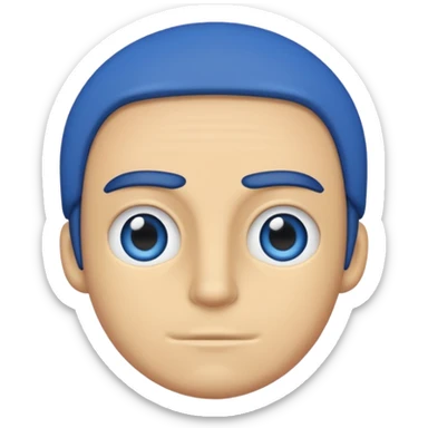 Créame una imagen de Ethan de Blu strike enojado sticker