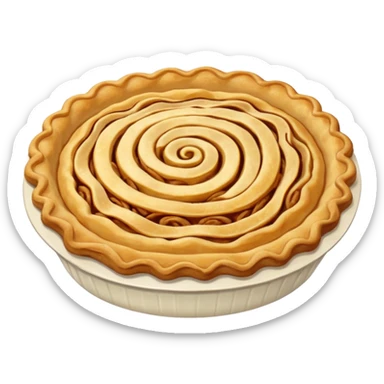 Apple pie emoji sticker