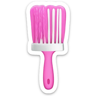 Brosse à dents rose  sticker