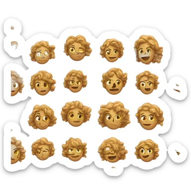 Pastelero sin pelo sticker