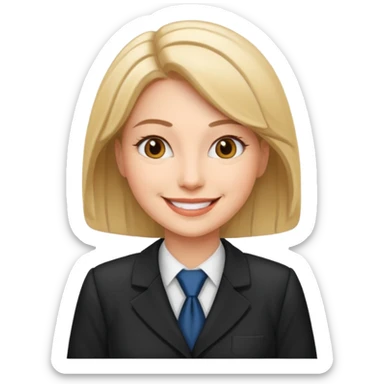 woman lawyer sticker