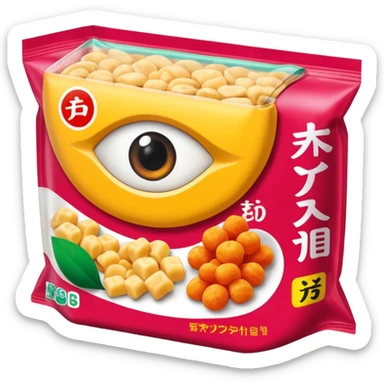 japan packaged snack  sticker