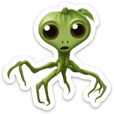 bowtruckle: Small, tree-guardian creatures resembling sticks with eyes, known for their attachment to particular trees and wood. sticker