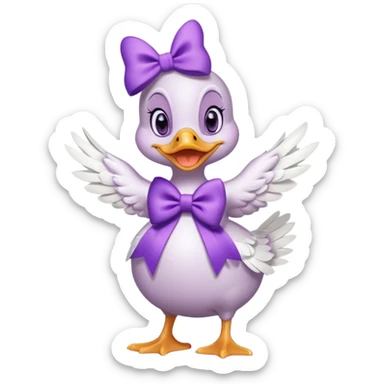 daisy duck full sticker
