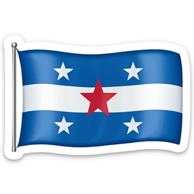 Chicago state flag sticker