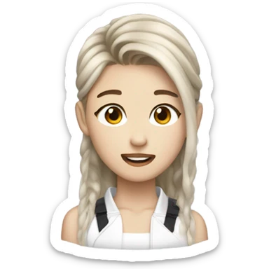 K pop singer  sticker