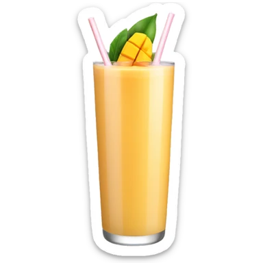 Mango smoothie sticker