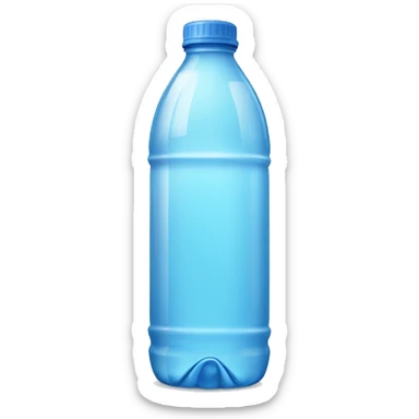 A bottle of water sticker