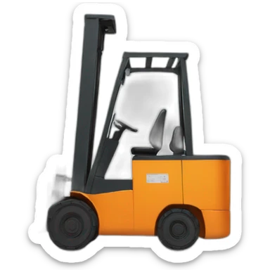 Warehouse-man-forklift sticker