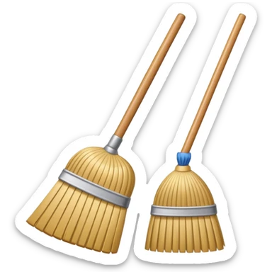 mop broom sticker